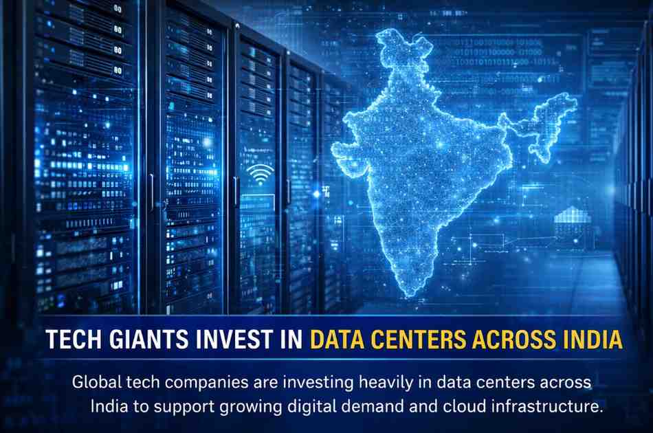 Tech Giants Invest Heavily in Data Centers Across India