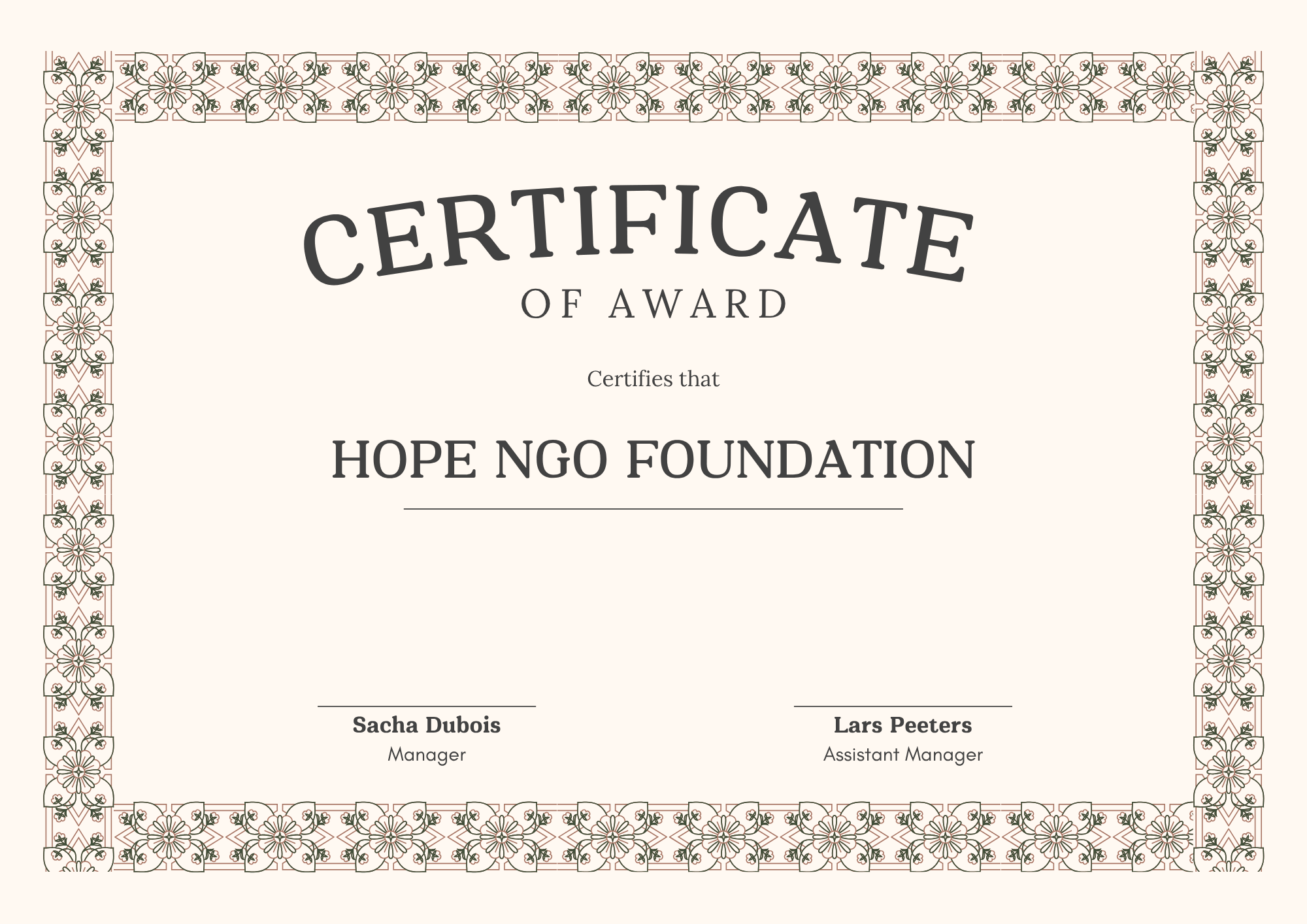 Award 1