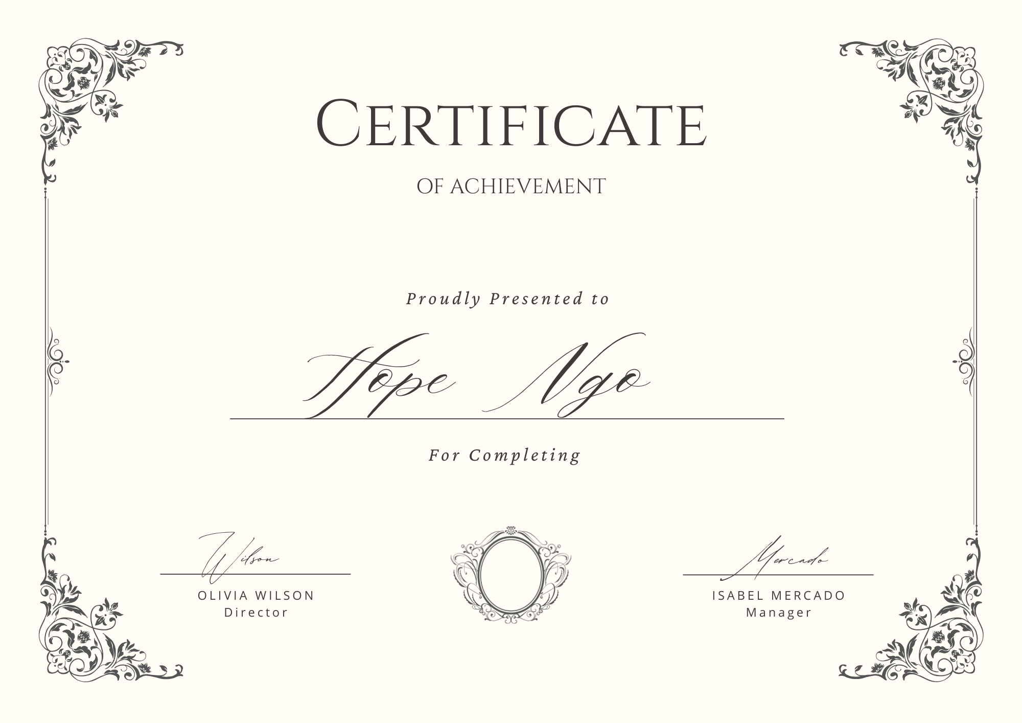 Certificate 3
